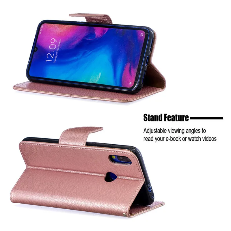 Для Xiaomi Redmi Note 7 Чехол кожаный флип-чехол Redmi Note 7 Pro Coque кошелек Магнитный чехол для Redmi 7A Note7 8 чехол для телефона