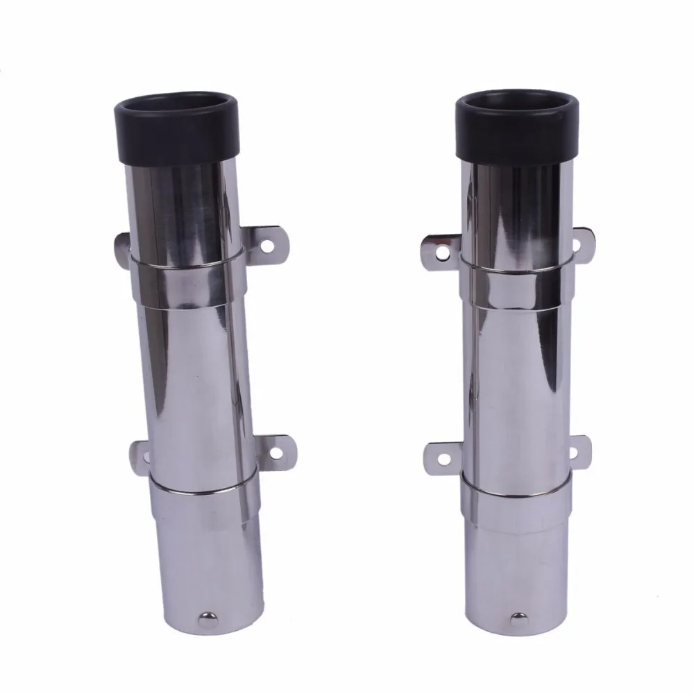 

2PCS Rod Holder Flush Mount Fishing Marine Boat 304 Stainless Steel Rod Tube