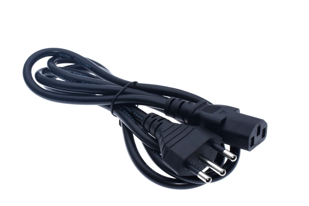 브라질 NBR14136 플러그 전원 케이블, IEC320 C13 AC 전원 코드, 브라질 3 핀 플러그 전원 케이블, 3x0.75mm 1.5 미터