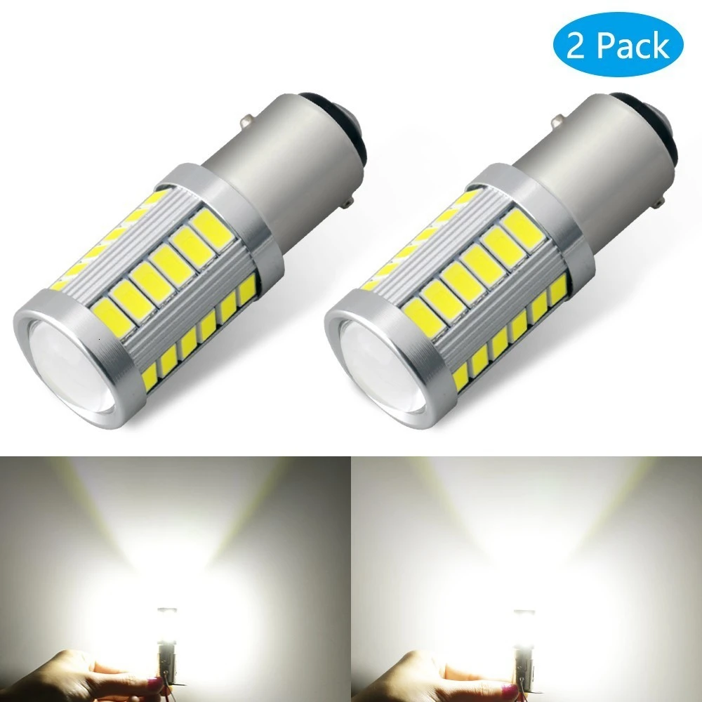 2 шт. универсальный упор для 1157 BAY15D 1156 Ba15s 33SMD P21W 900 люмен супер яркий светодиодный