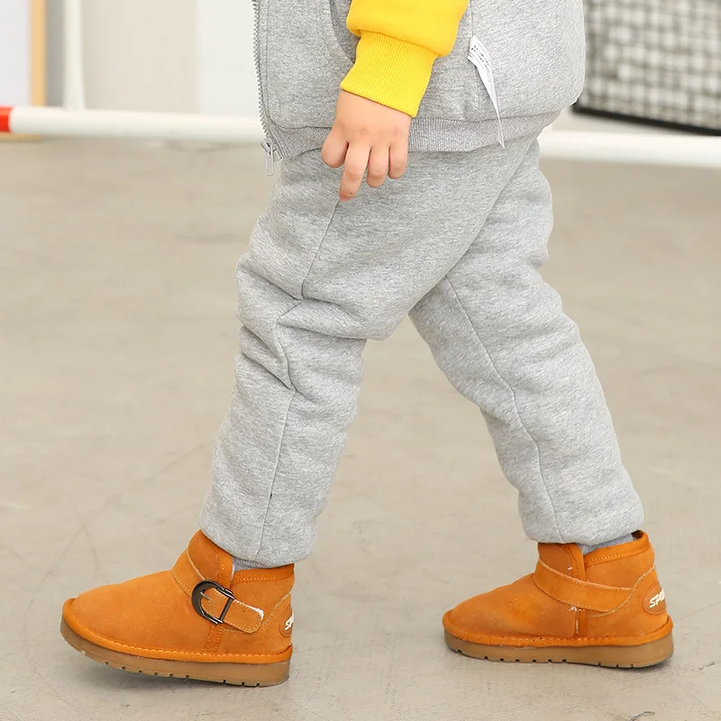 gray pant Комплекты детской одежды; коллекция года; сезон осень-зима; теплые куртки для мальчиков+ брюки; костюмы; пальто с капюшоном для девочек; бархатная верхняя одежда; детская одежда - Цвет: gray pant
