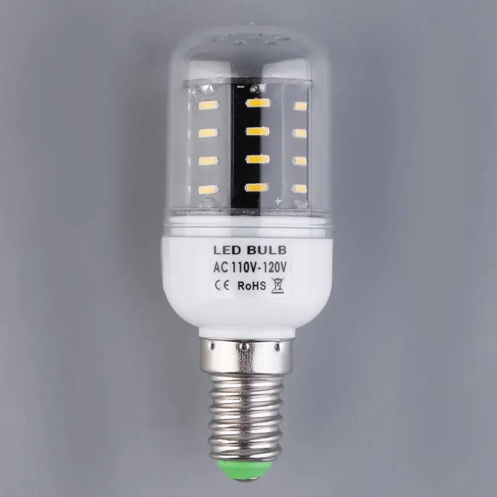 ICOCO 10 шт. прочный теплый белый E14 светодиодный 5 Вт 4014 SMD крышка кукурузный светильник лампа