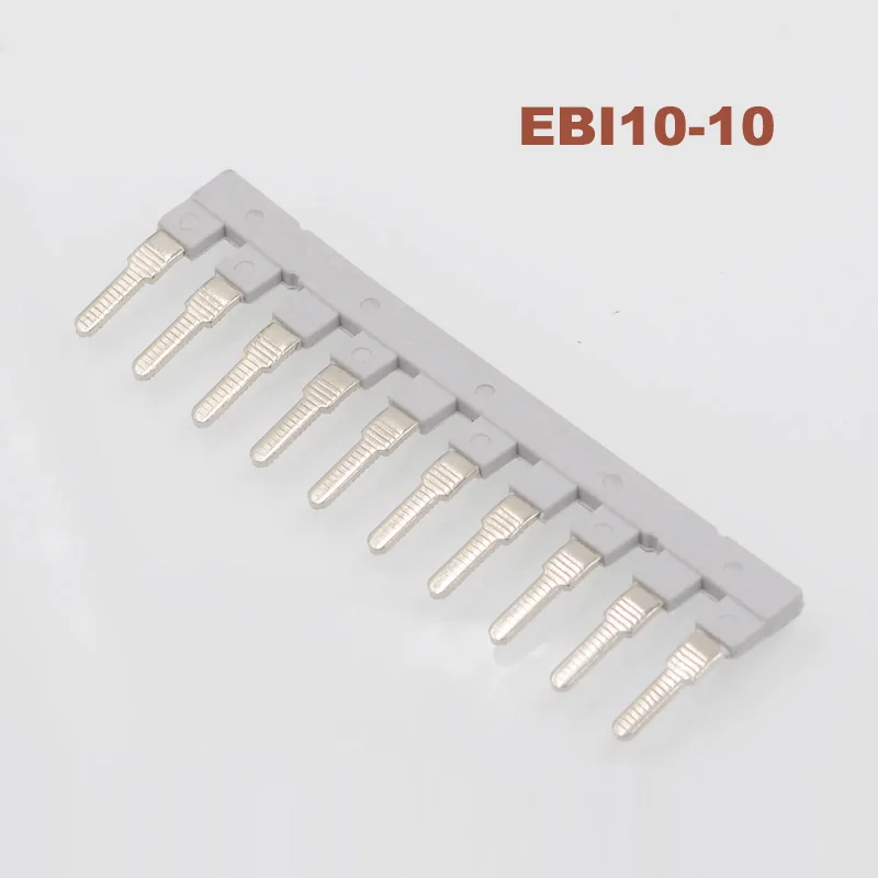 1 шт. EBI10 10 сбоку штекерное центр защита от короткого замыкания Соединительная полоска клеммной колодки UK 10N