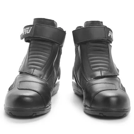 

Scrambling Motorcycle Short Boots Cowhide Waterproof And Breathable Traveling by Motorcycle Highway Riding Locomotive Knight Rac
