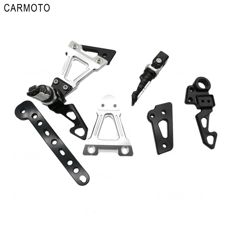 Полный CNC алюминиевый мотоцикл подножка для ног Rearset педали задние наборы задний Набор для YAMAHA YZFR12015-17 RC150LC15 задняя педаль asse