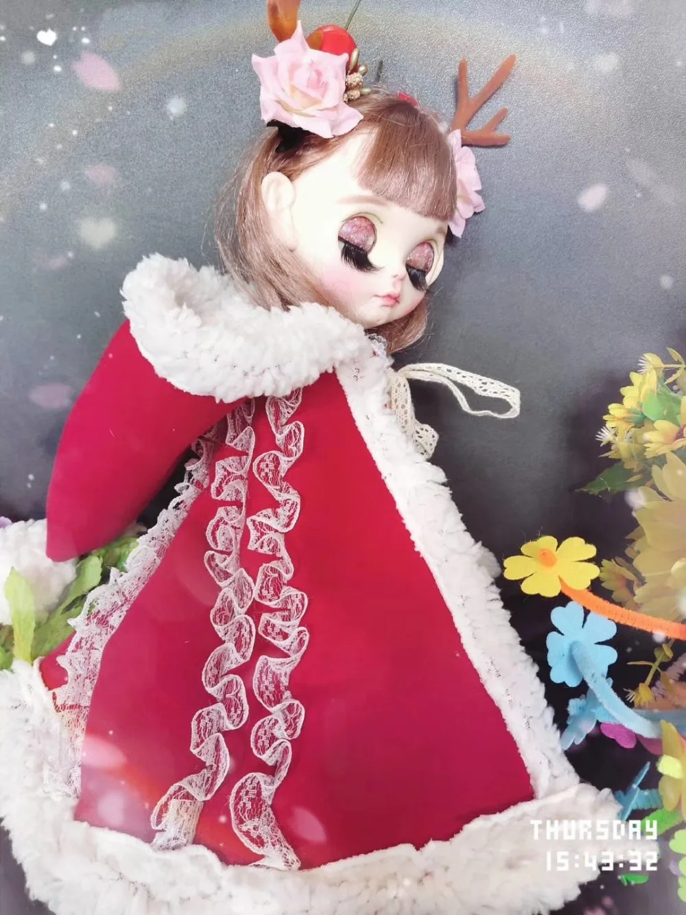 Blyth куклы модный костюм Рождественский костюм для Licca, Azone