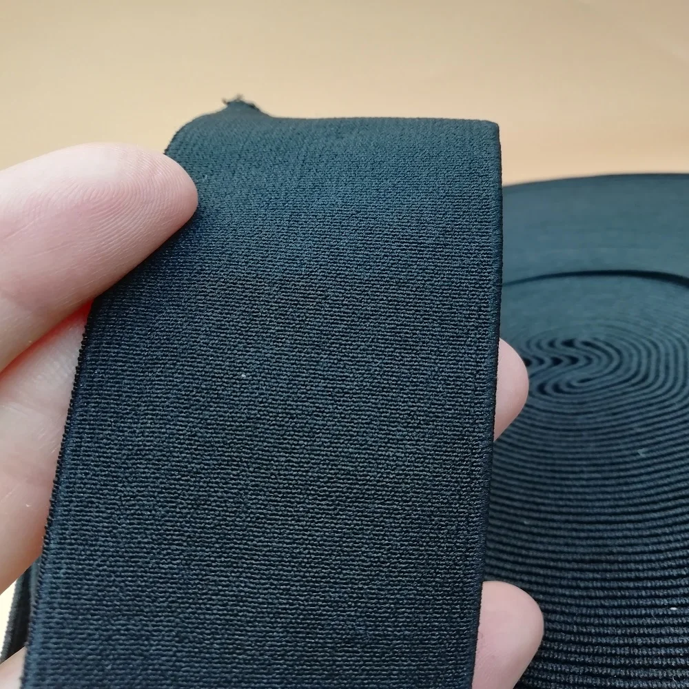 4 см широкая эластичная лента черного и серого цвета 4 м diy пояс под одежду платье Детские Штаны эластичная лента diy Швейные аксессуары - Цвет: 3