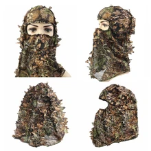 Кленовый лист, стиль, камуфляж для лица, маска, охотничий капюшон, головной убор, сетка для глаз, открывающийся шарф, охотничьи костюмы, аксессуары