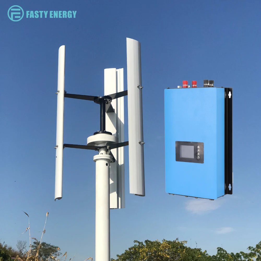 grid inverter includ Распродажа 300w 600w 12 v/24 v вертикальный ветряной генератор постоянного магнита генератор 3 фазы - Цвет: grid inverter includ