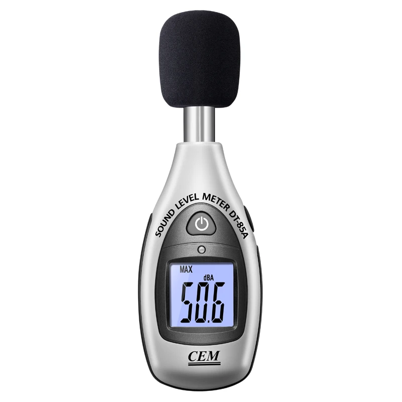 

CEM Mini Sound level meters Decibel meter logger Noise Audio detector Digital Diagnostic-tool Automotive Microphone DT-85A