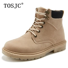 TOSJC/мужские повседневные ботильоны; военные армейские ботинки; Повседневная рабочая обувь для пустыни; ковбойские ботильоны для походов; армейские ботинки на шнуровке