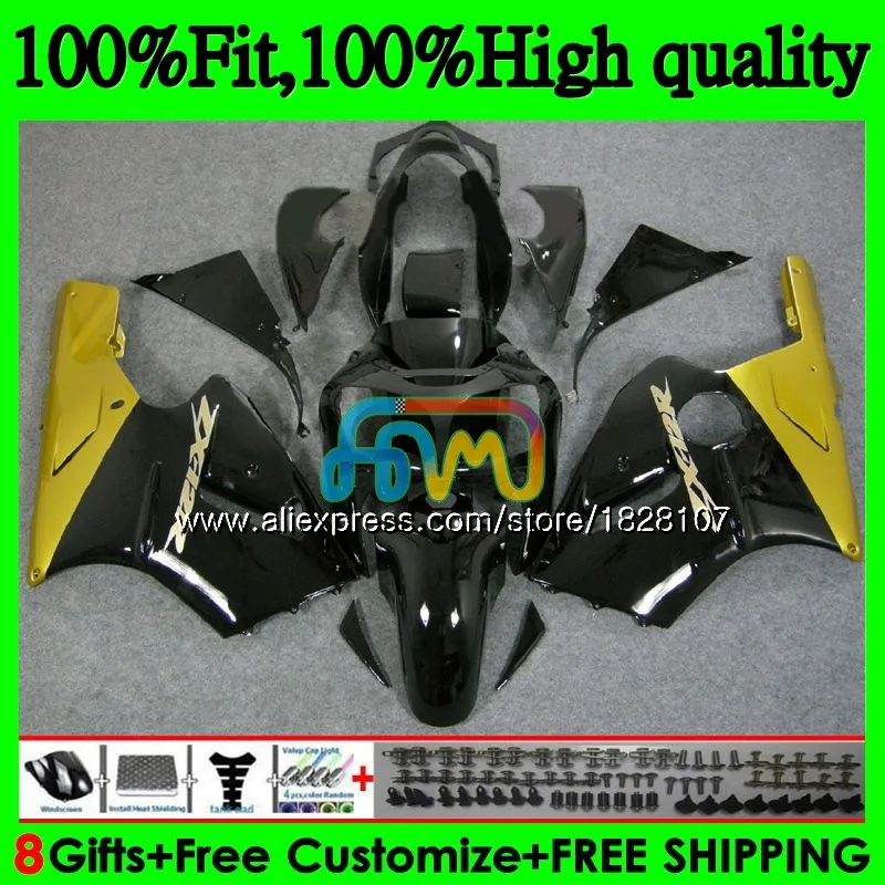 Инъекции для KAWASAKI ZX1200 C ZX 1200 12R 1200CC 00 01 20BS. 13 золотистый и черный ZX 12 R ZX-12R ZX12R 00 01 2000 2001 OEM обтекатели
