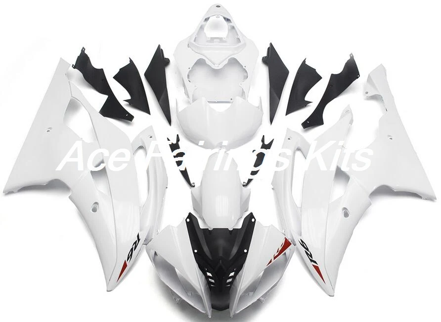 4 бесплатных подарка ABS мотоцикл Полный Обтекатель Набор подходит для YAMAHA YZF-R6 2008- ABS пластик Cowlings обтекатель комплект приятный белый