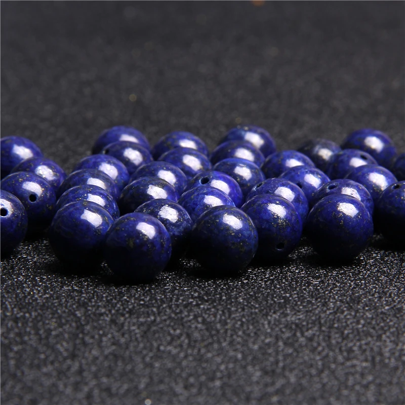 

Lapis lazuli Beads Round Loose Lapis lazuli Natural Stone Beads 6mm 8mm 10mm Beads For Jewelry Bracelet DIY Making Strand