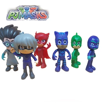 

2020New Cartoon Pj Mask Juguete 2018 Character Pj Masks Catboy OwlGilrs Gekko Masks Anime Figures Toys for Children Gift