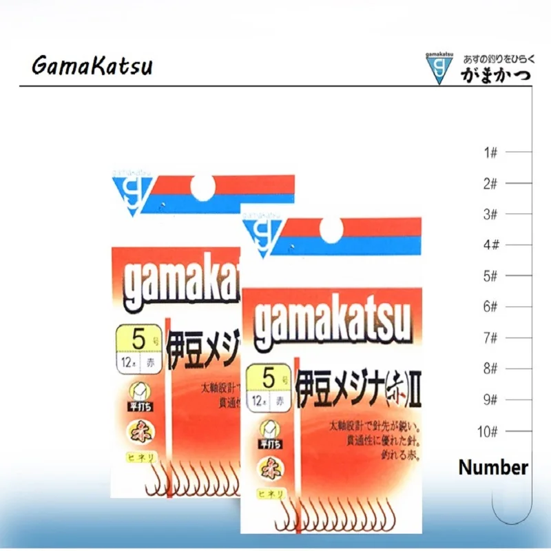 Горячее предложение! Распродажа! Рыболовные крючки Gamakatsu колючий рыболовный крючок импортный Gamakatsu Bean Red