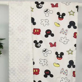 

Disney cartoon beanie blanket ins baby cover blanket out blanket baby cotton hug blanket newborn child comfort nursery nap