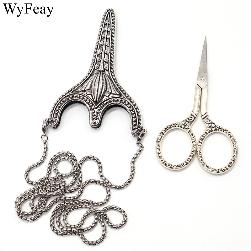 레트로 절묘한 빈티지 예술 가위, 수공예 자수, 바느질 용품, 직물 절단, 크로스 스티치 가위