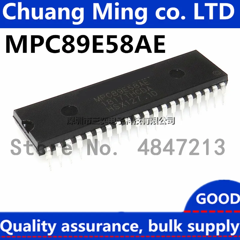 Lotes Mpc89e58ae 89e58 Micro-controlador de Bits em Estoque Dip40 ic em Estoque 20 Unidades