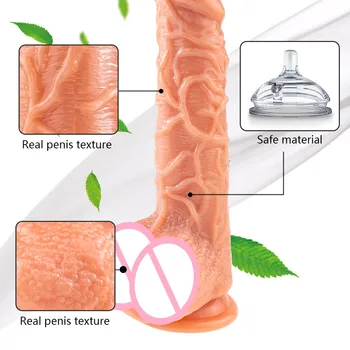 Remote Control Thrusting Realistic Dildo Vibrator Toys Soft Silicone Vagina Simulation Penis Anal Adults Sex Toy for Women Shop 2