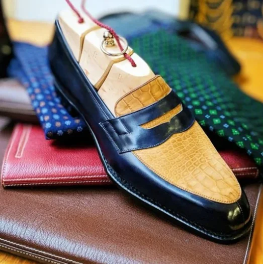 Zapatos antideslizantes De piel sintética para Hombre, calzado informal, Formal, básico, a la moda, nuevo diseño elegante, alta calidad, HB009
