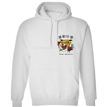 

Riot Society - Tiger Rose Blossom Geisha Skull Wave Rider Cartoon Mens Neutral (Womens) Winter Hoodies Sweatshirts Free Shipping