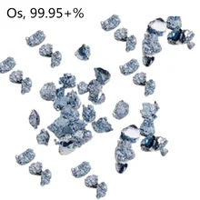 0.1g/0.5g/1g Os Crystals Osmium Metal Small Block Scientific Research Experiment Element Hobbies Collection