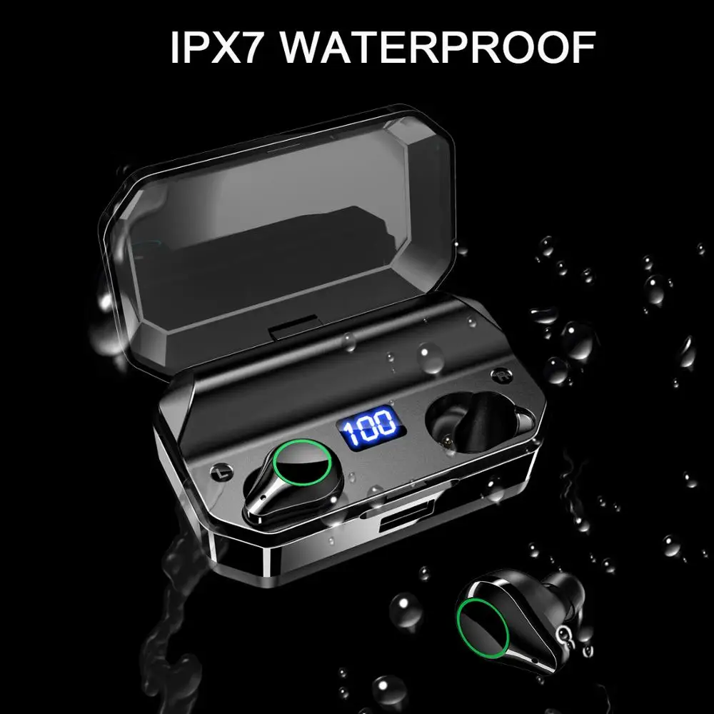 NBL 7200mAh TWS Bluetooth 5 0 наушники 9D стерео беспроводные IPX7 водонепроницаемые 7000mAh
