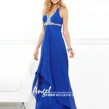 robe de soiree vestidos de festa новое модное сексуальное платье с открытой спиной для вечеринки с v-образным вырезом и кристаллами Выпускные платья