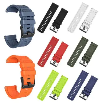 

Silicone Sport Wrist Band Watch Strap Stainless Steel For Fenix2 26mm Replacement Buckle R4L8