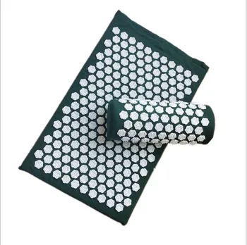 

Drop shipping 10 colors Acupressure Mat with Pillow Massage Mat Spike Cushion Massage and Relaxation