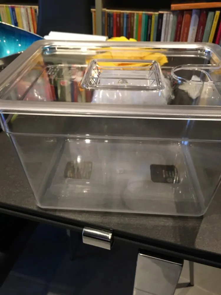 Складной контейнер на петлях для Су вид с крышкой циркулятора Sous Vide кулинарная