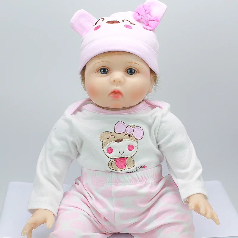 2" reborn baby Мягкая кукла из силикона модный подарок ребенку куклы игрушки brinquedos bonecas menina