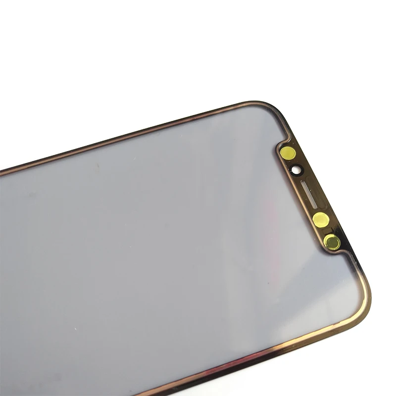 Сенсорный экран стекло с TP Flex для iPhone XS MAX X OLED ЖК-дисплей сломанный передний объектив замена мобильного телефона запасные части