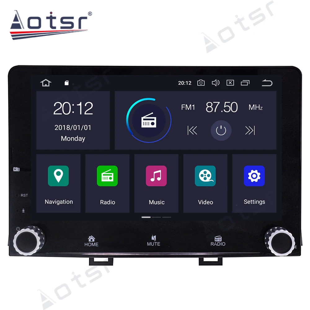 Автомагнитола Vechicel на Android 10 0 4 Гб + 64 ГБ GPS навигация автомобильное стерео видео HD