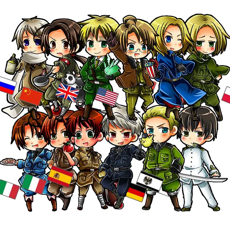 Аниме оси силы Hetalia APH брелок для ключей акриловый кулон подарок