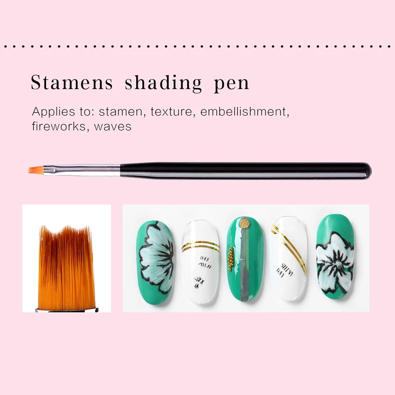 Профессиональный дизайн ногтей Детализация линии резьба ручка для дизайна ногтей Потяните живопись ручка для рисования кисти инструменты для ногтей