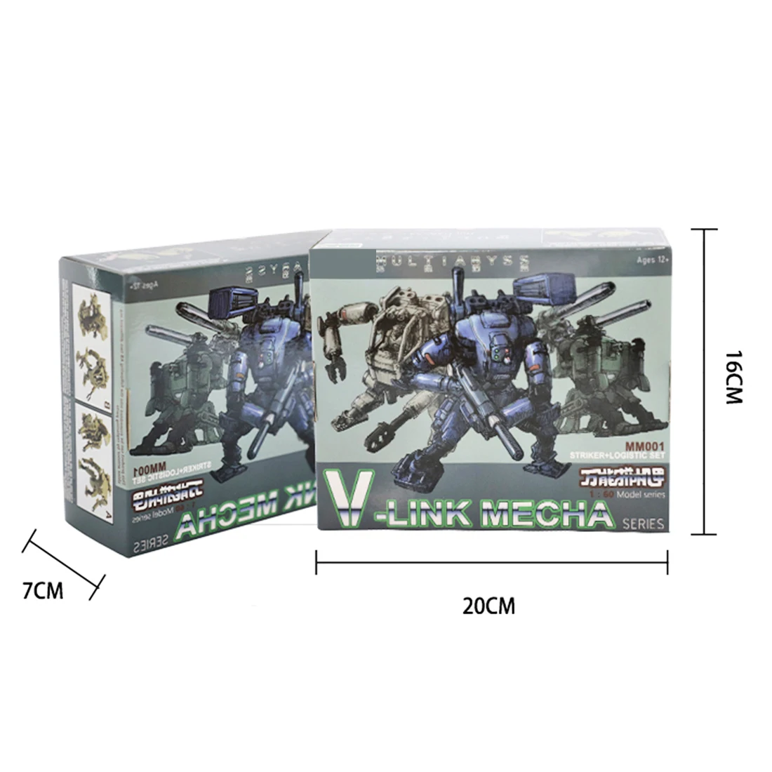 8 см 1: 60 DIY сборка Mecha модель логистика Mecha штурмовая модель Mecha для детей-MM001 Голубой океан/MM001 оливковый Драб/MM001 Тан