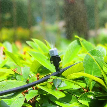 

Water-Saving Micro flow drip head Tool Set 50pcs 1/4 Applicators Garden Greenhouse System Adjustable