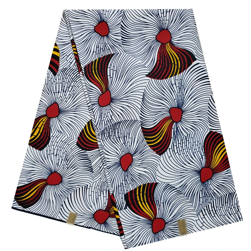 

2019 Latest guaranteed real dutch wax block prints in tissusies cotton 6YARD veritable wax tissus Ankara Material