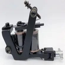 Горячая Распродажа 1 шт. проволочная резка 10 обмоток тату машина для лайнера черного цвета железные тату принадлежности для иглы наконечник