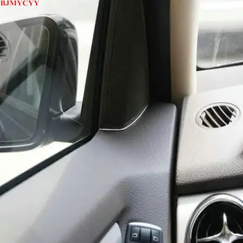 

BJMYCYY for Mercedes Benz GLK GLK260 GLK300 GLK350 2PCS/SET ABS decorative strip of car front tweeter