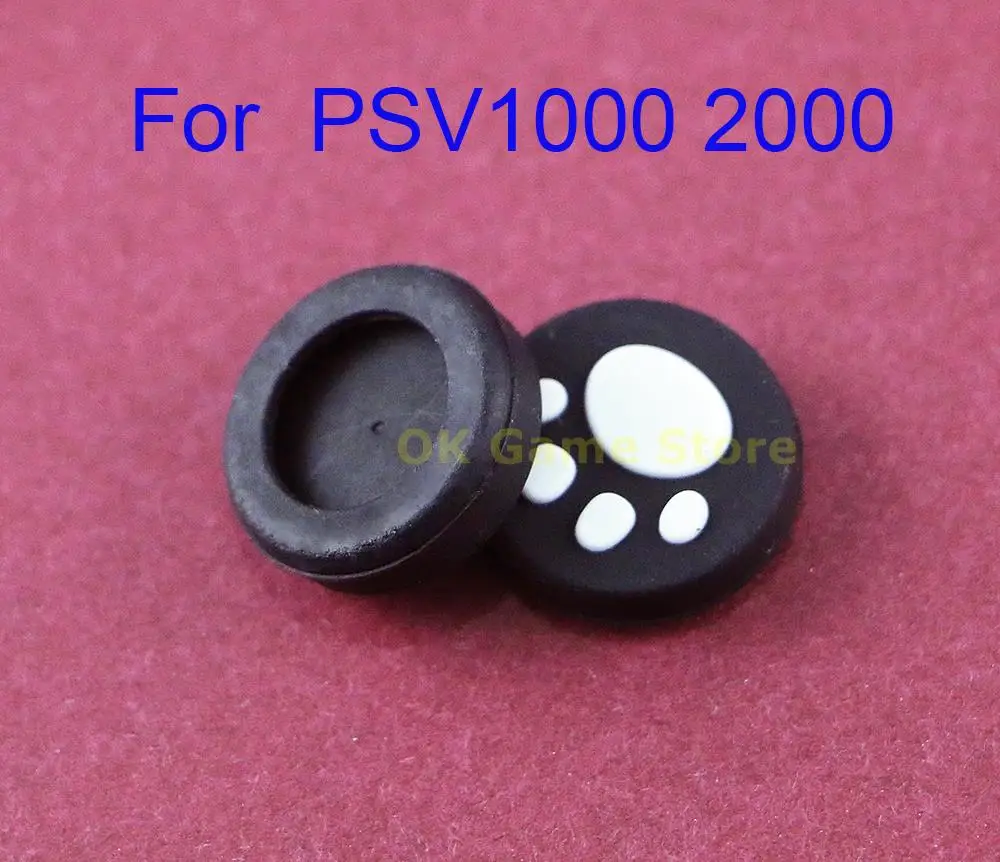 2Pcs Cat Paw Cap Analog Thumbstick Grip Cap Cover Protettiva Per Sony Playstation Ps Vita Psvita Psv 1000/2000 Slim Controller