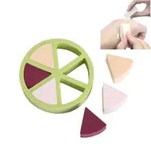 6 шт арбуз-образная затяжка случайный цвет Забавный косметический спонж для макияжа Puff beauty Make Up Tools