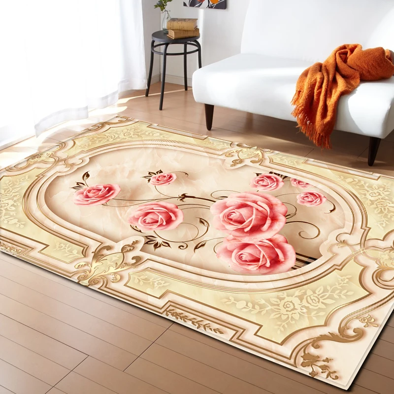 3D Flowers Anti-slip Area Rug Bedroom Decor Flannel Carpets Bedside Floor Baby Crawling Rugs Mat Carpet for Living Room 3D Flowers Anti-slip Area Rug Bedroom Decor Flannel Carpets Bedside Floor Baby Crawling Rugs Mat Carpet for Living Room