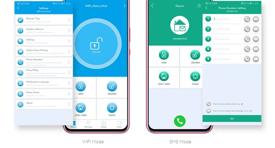 HOMSECUR DIY беспроводная домашняя безопасность wifi GSM Сигнализация приложение пульт дистанционного управления RFID карта Arm Disarm(панель сигнализации LA02 PIR и т. д