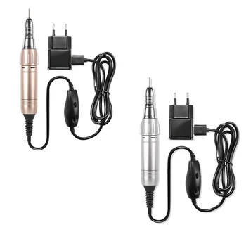 

Nail Drill Electric Nail Files, Electric Nail Drill Machine Portable Pen Shaped Electric Manicure Pedicure Set Kit for Acrylics