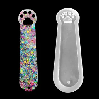 

Cat Claw Silicone Mold Mould Epoxy Resin Jewelry Bookmark DIY Craft with Hole