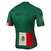 New Summer Mexico Flag Cycling Jersey Man green cycling Clothing Road Bicycle Wear Shirts 2