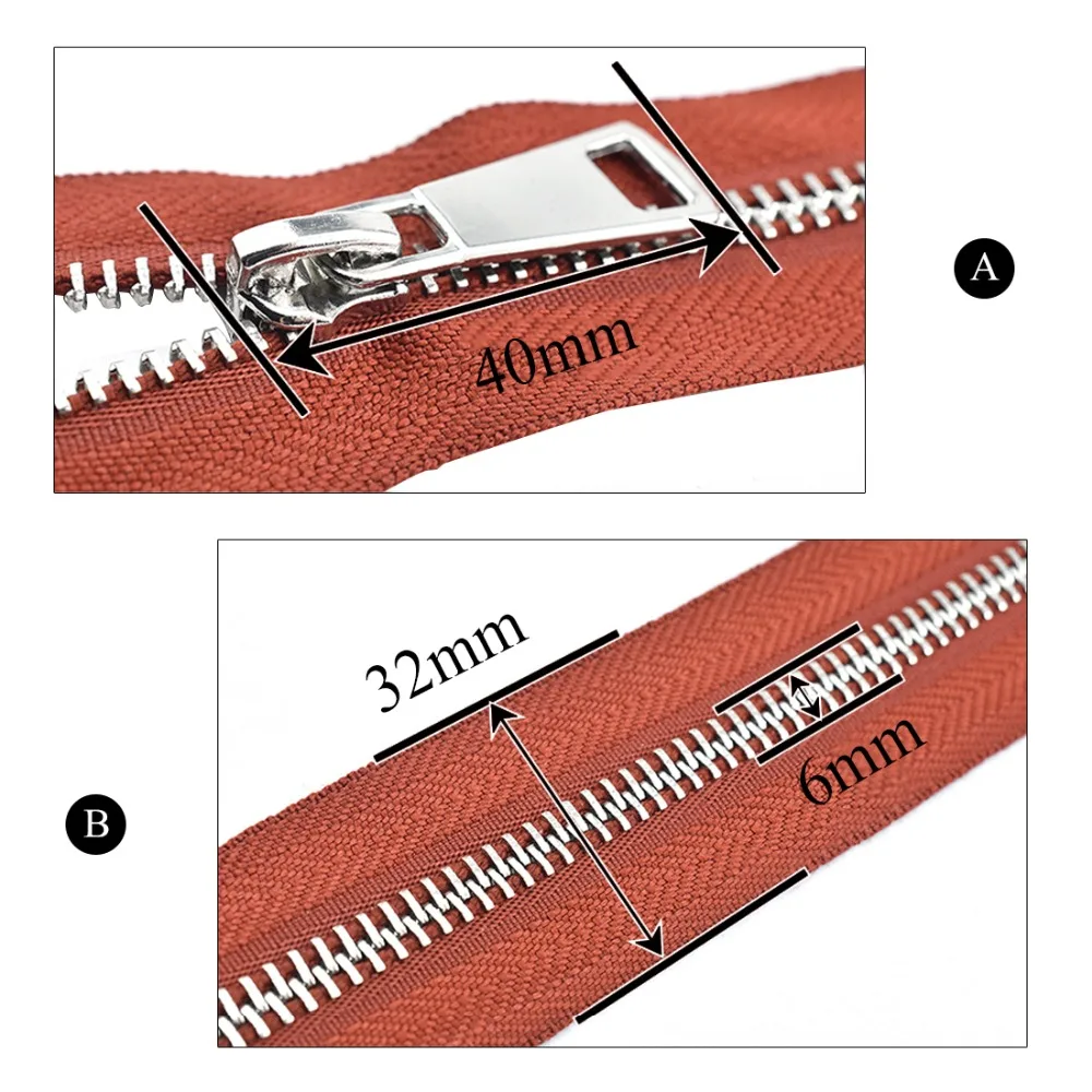 Open-end Double Sliders, DIY Artesanato Pano Vestuário